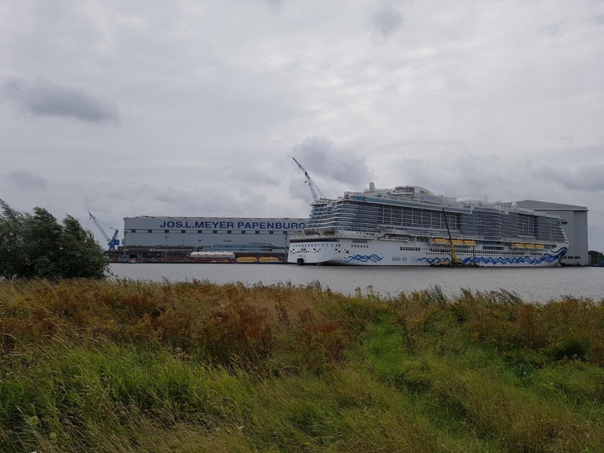 Idyllisches Ferienhaus Naehe Meyer Werft 帕彭堡 外观 照片