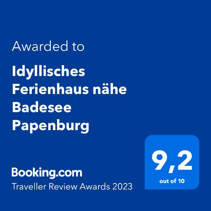 Idyllisches Ferienhaus Naehe Meyer Werft 帕彭堡 外观 照片